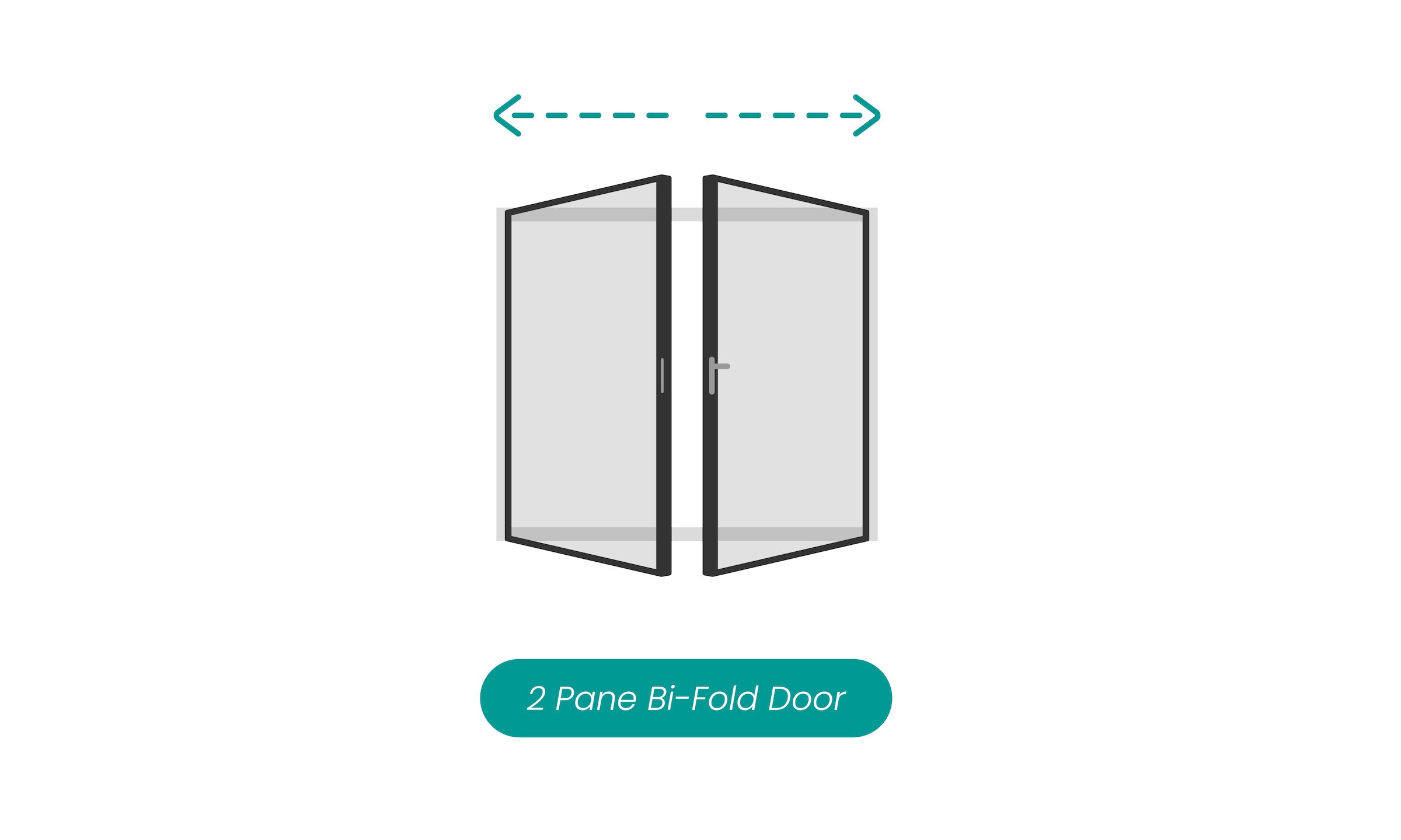 2 Pane Bi-Fold Door