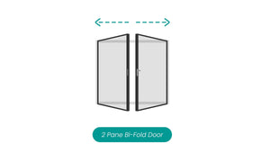 Copy of 2 Pane Bi-Fold Door
