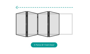 4 Pane Bi-Fold Door
